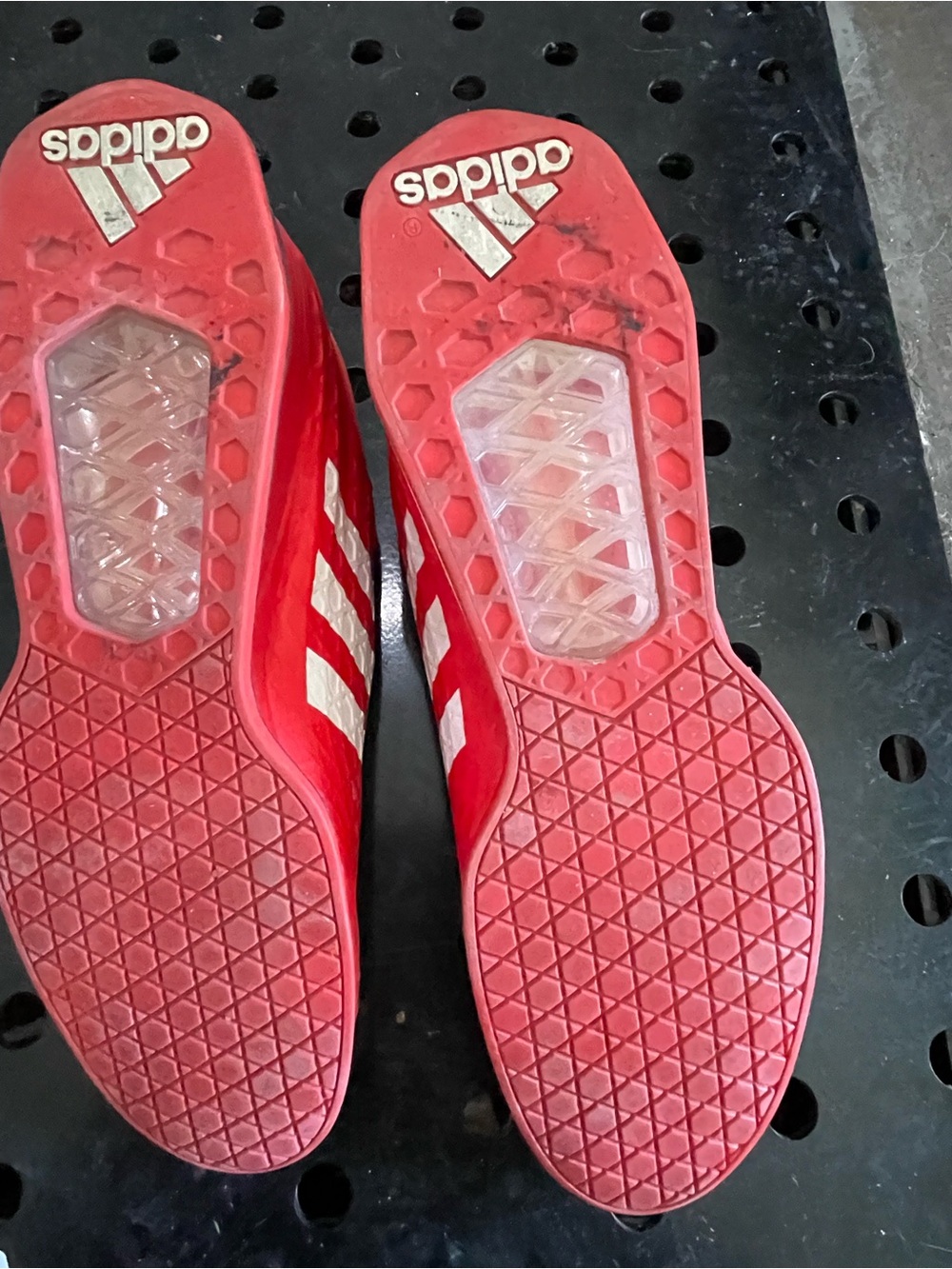 Adidas Men’s Leistung Weightlifting Training Shoes Red Size 13 - Picture 5 of 8